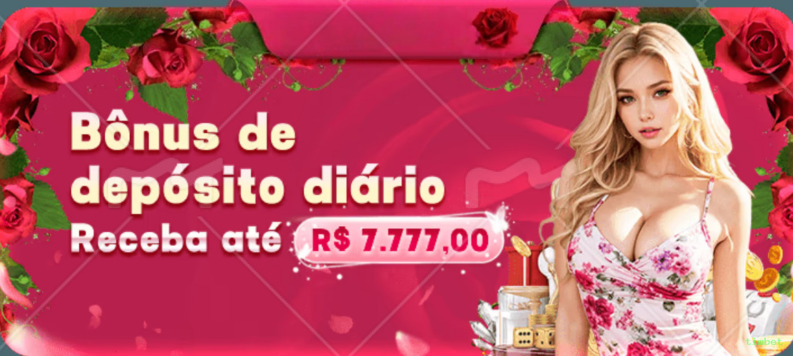 Imagem promocional da timbet mostrando a plataforma e suas vantagens